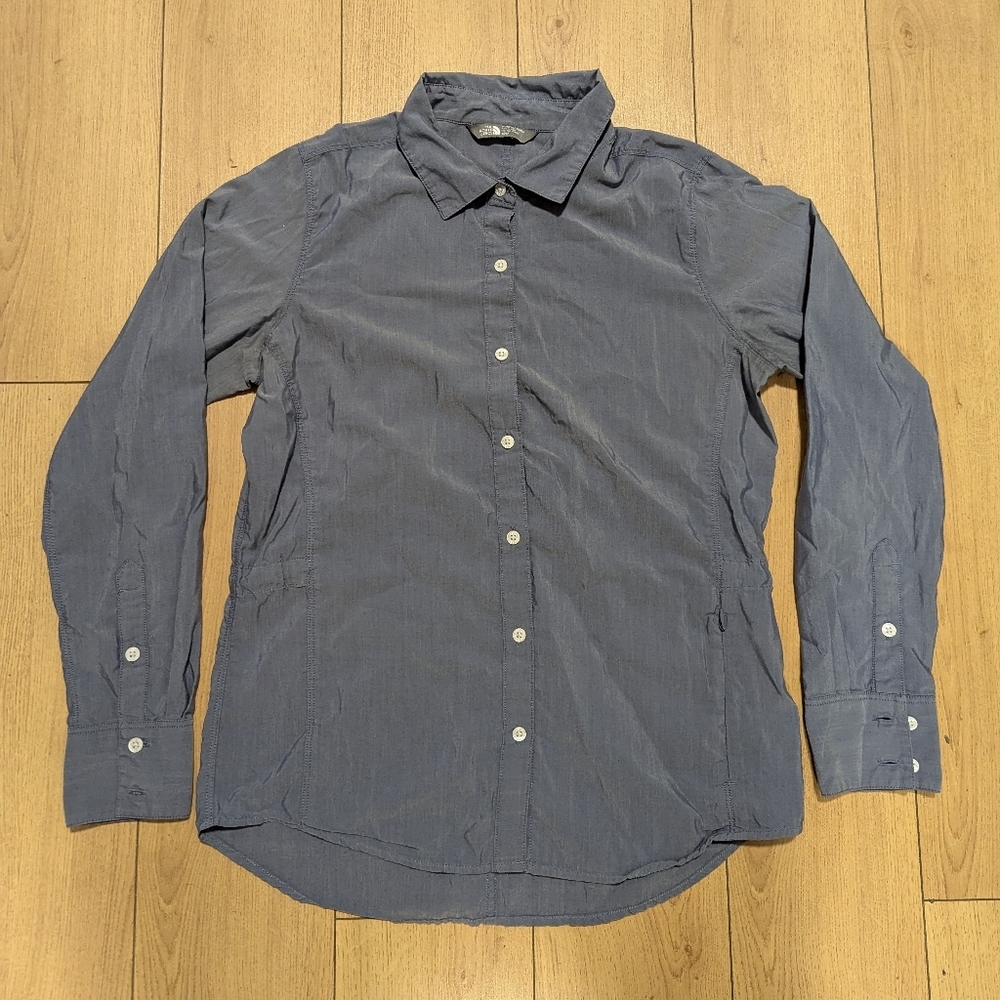 The north face cotton-blend button down-shirts-for-women